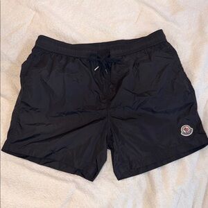 Moncler Black Swim Trunks